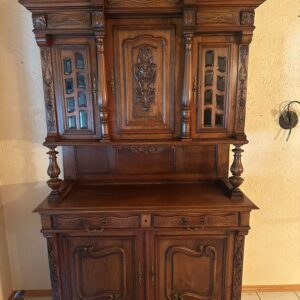 Alter Holzschrank – aus Raucherhaushalt – voll funktionsfähig