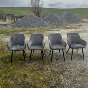 4 Polsterstühle - Gebraucht stabil und bequem