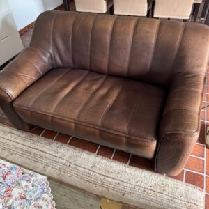 deSede Leder Sofa Zweisitzer Couch