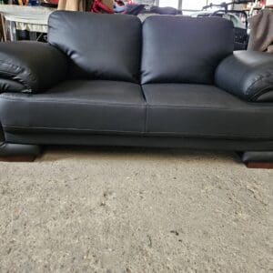 2er Couch schwarz neu