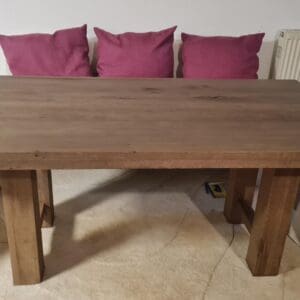 Esstisch Kerneiche massiv 180x100 cm