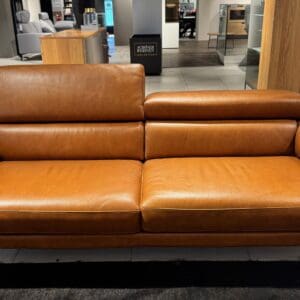 Neues Sofa mit Echtleder von italienischem Hersteller Calia Italia