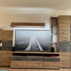 Wohnwand BAJAZZO TWO HH81 Artisan Eiche Nachbildung