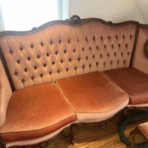 Coutch mit 2 Sesseln und Hocker