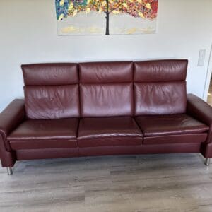 3-Sitzer Stressless Aurora - Leder Bordeaux