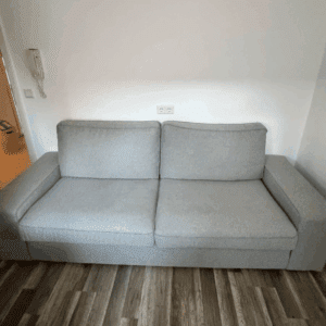 3er-Sofa, Tallmyra weiß/schwarz