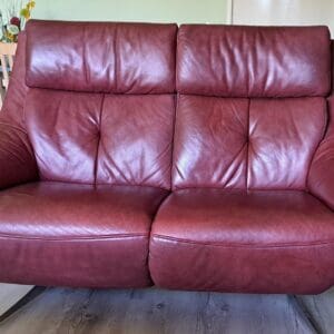 Zwei Leder Sofa 2-Sitzer