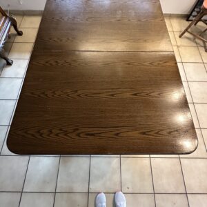 Tisch ausziehbar Draufsicht