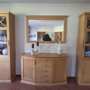 Esszimmerwand Buche massiv