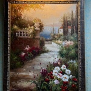 Mediterranes Echtwandbild
