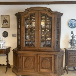 Vitrine, Eiche rustikal