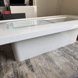 Peter Ghyczy Couchtisch 60er Lounge Table weiß Senftenberger