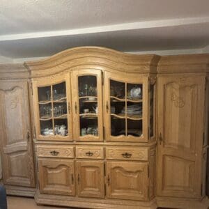 Wohnzimmerschrank massiv helle Eiche Form+Stil