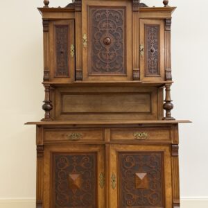 Prunkvoller Gründerzeit-Kredenz / Buffetschrank (ca. 1880–1900)