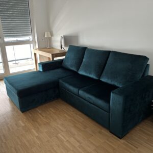 AREA sofa-bed with chaise longue and storage 220x90/160x90
