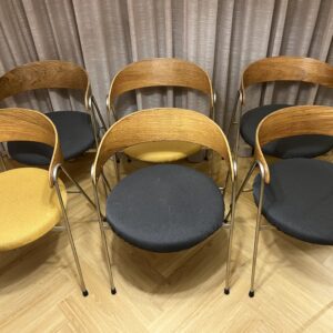 6 Roland Rainer Stühle 702 Wilkhahn