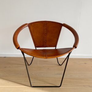 Balloon Chair aus Leder