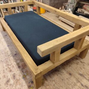 Altholz Sofa Eiche für Matratze 100x200cm