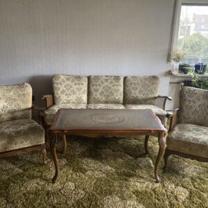 Sitzgarnitur in Cheppendale Style aus 60er Jahre