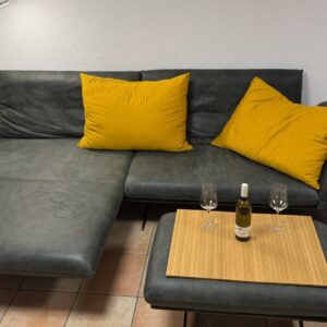 Ecksofa Modell Francis  Koinor mit Vintage-Effekt - V A-India Jungle