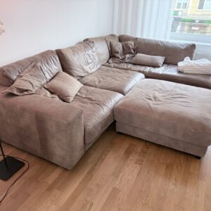 Cavalli Plus echtes Ledersofa mit Pur Schaum 1 Jahr alt