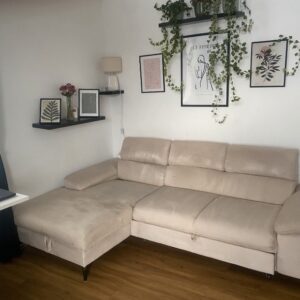 Sofa mit Schlaffunktion & Bettkasten