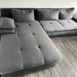 Wohnlandschaft/ Eckcouch mit Stauraum