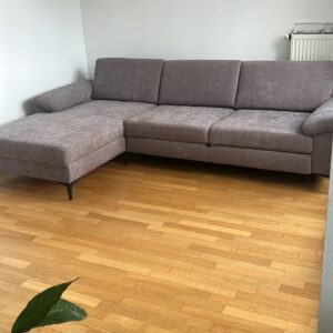 Cavriana L-Couch in Taupe