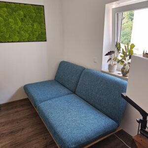 Dr. Knoll - Schlafsofa Palermo (Petrol)