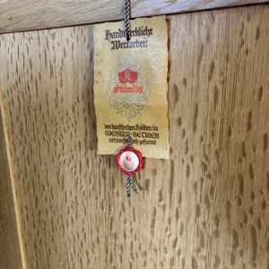 Zertifikat Handarbeit