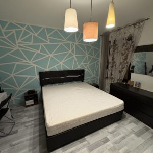 Bett mit LED Beleuchtung
