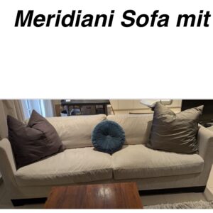 Meridiani Couch, Récamiere, Pouf