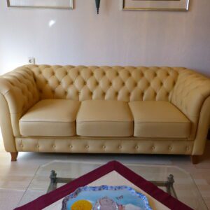 Sofa, Leder, Chesterfield