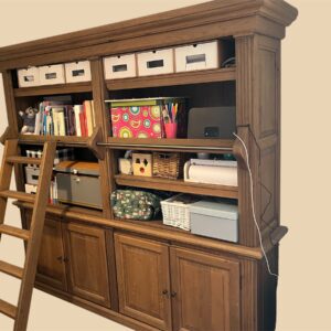 Bibliothek Eiche massiv