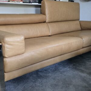 Calia italia 3-Sitzer Anilinleder