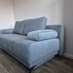 2-3 Sitzer Couch grau/blau