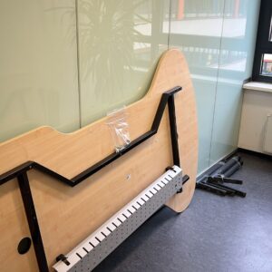 Großer Eckschreibtisch / Computertisch 200 cm – stabil, Holzoptik