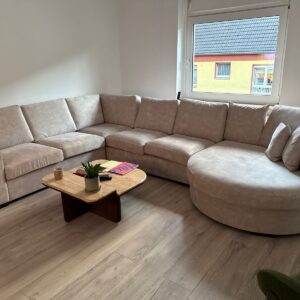 Ecksofa Haco beige neuwertig