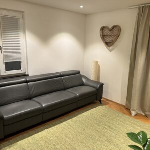 Wohnlandschaft Limus – Echtleder – inkl. Hocker