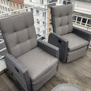 2x Loungesessel - (Schaukelfunktion)