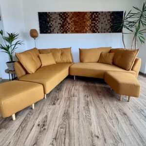 Sofa, Livom Modulares Sofa Mike, Schlaffunktion, Garantie