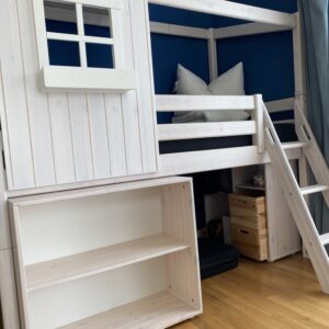 Flexa halbhohes Hochbett MIT Unterschrank (2x)