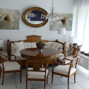 Biedermeier Sitzgruppe mit Sofa