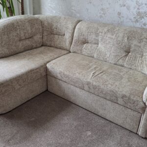 Ecksofa ausziehbar und Sessel