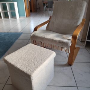 IKEA Sessel Poäng mit Fusshocker
