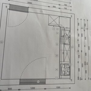 Grundriss mit Maßangaben