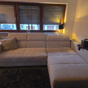 Sofa „San Marino“ – neuwertig mit Longchair & Bettfunktion