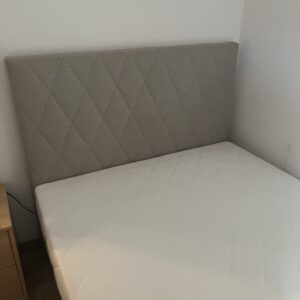 Boxspringbett beige mit Bettkasten