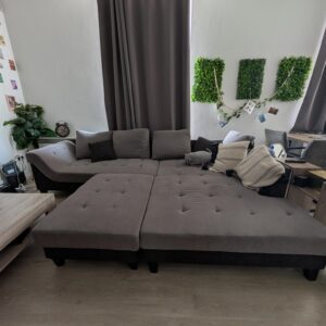 Ecksofa mit hocker