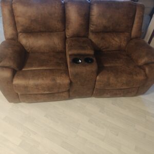 Microfiber double recliner wide neu